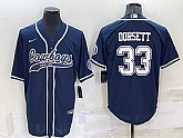 Men's Dallas Cowboys #33 Tony Dorsett Navy Blue Stitched Cool Base Nike Baseball Jersey,baseball caps,new era cap wholesale,wholesale hats